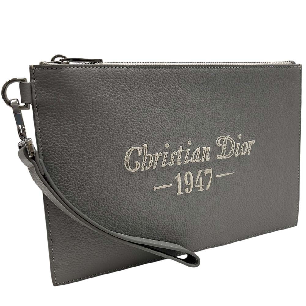 Christian Dior Clutch Bag Gray - Picture 1 of 10